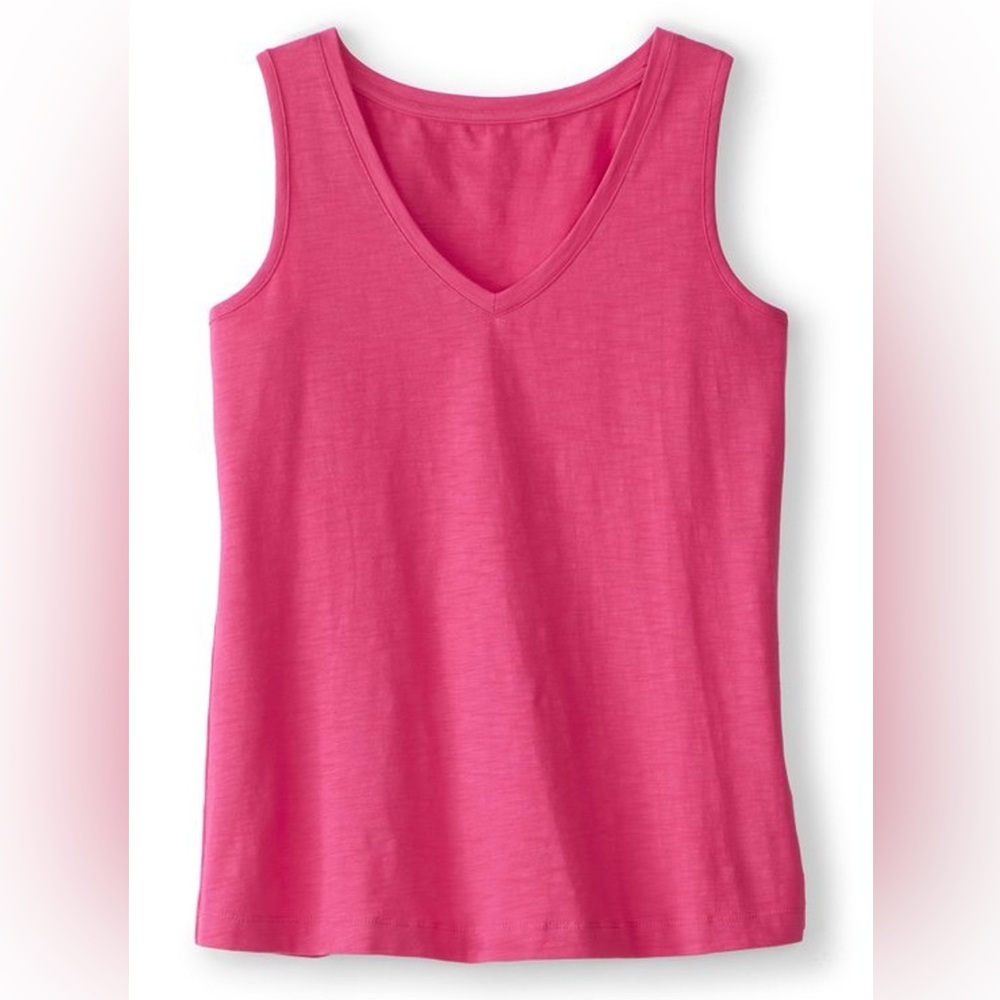 Soft Surroundings Mistral SUPIMA® Slub Tank 🌺🌸 - Picture 2 of 8